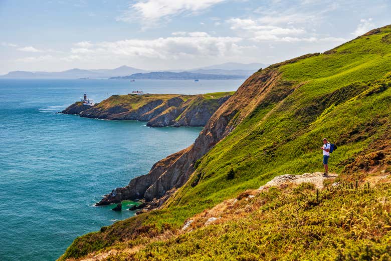 Recorriendo los acantilados de la península de Howth